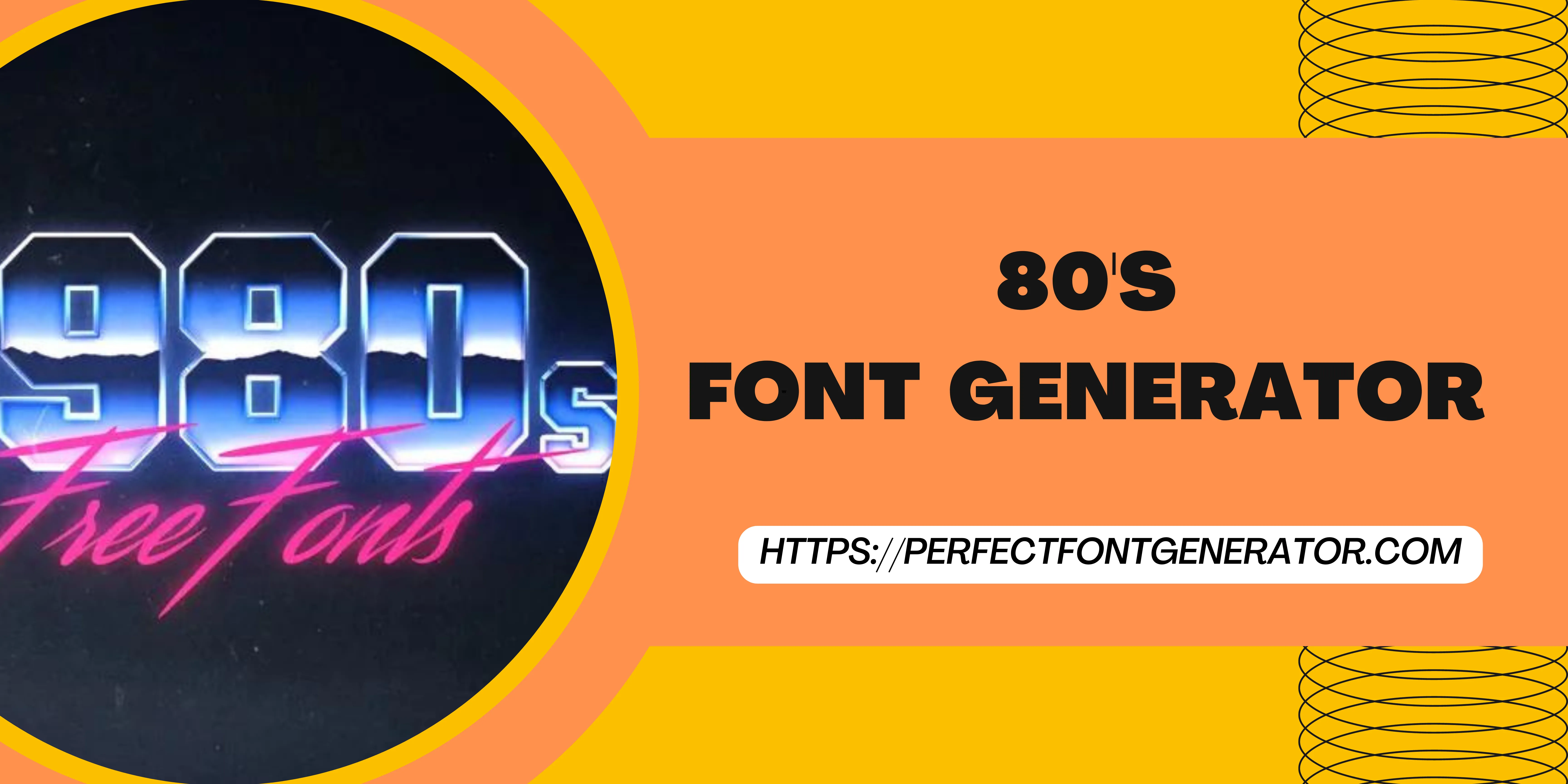 80s font generator