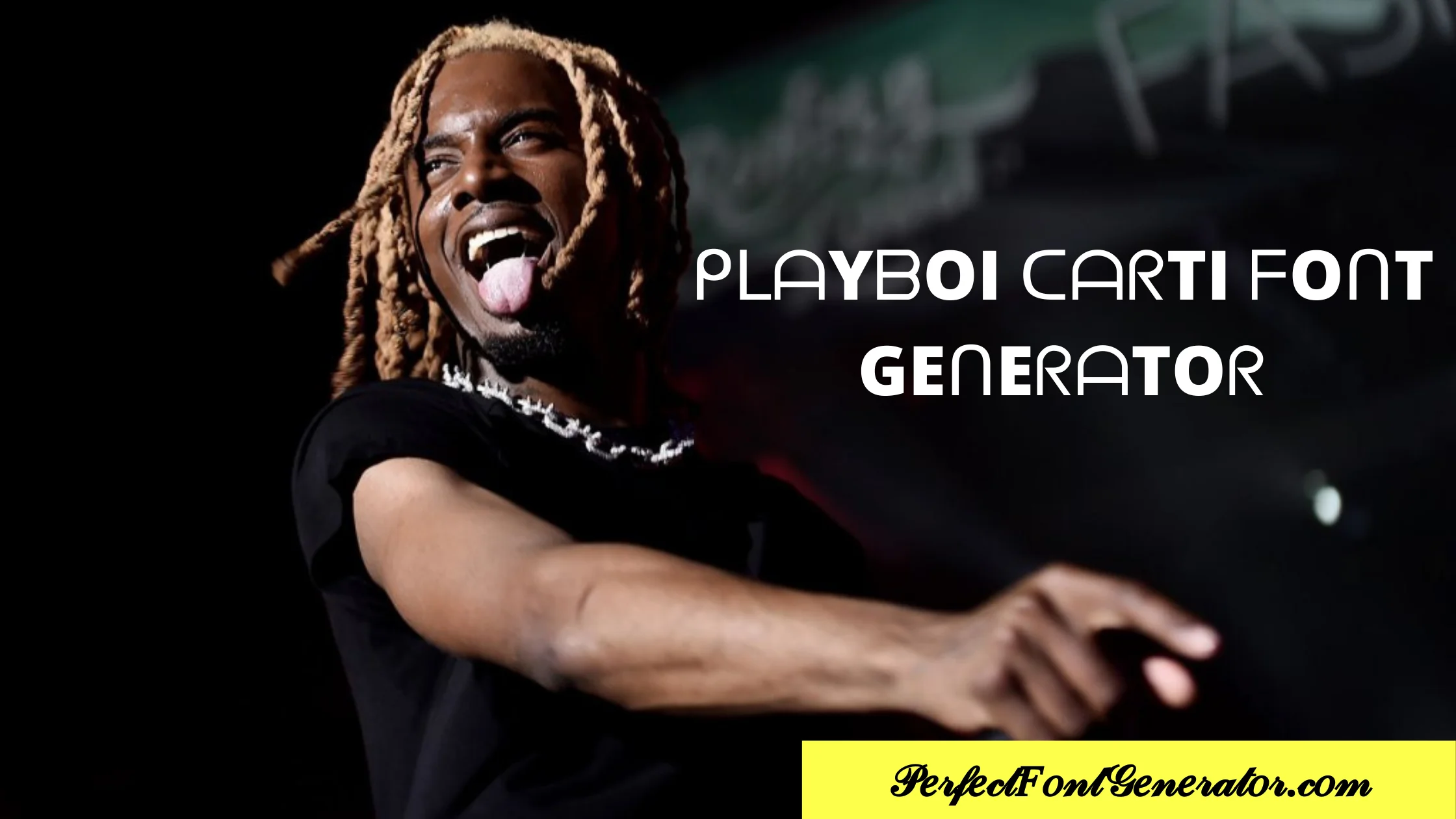 Jordan Terrell Carter playboi carti font text caption generator online copy paste tool