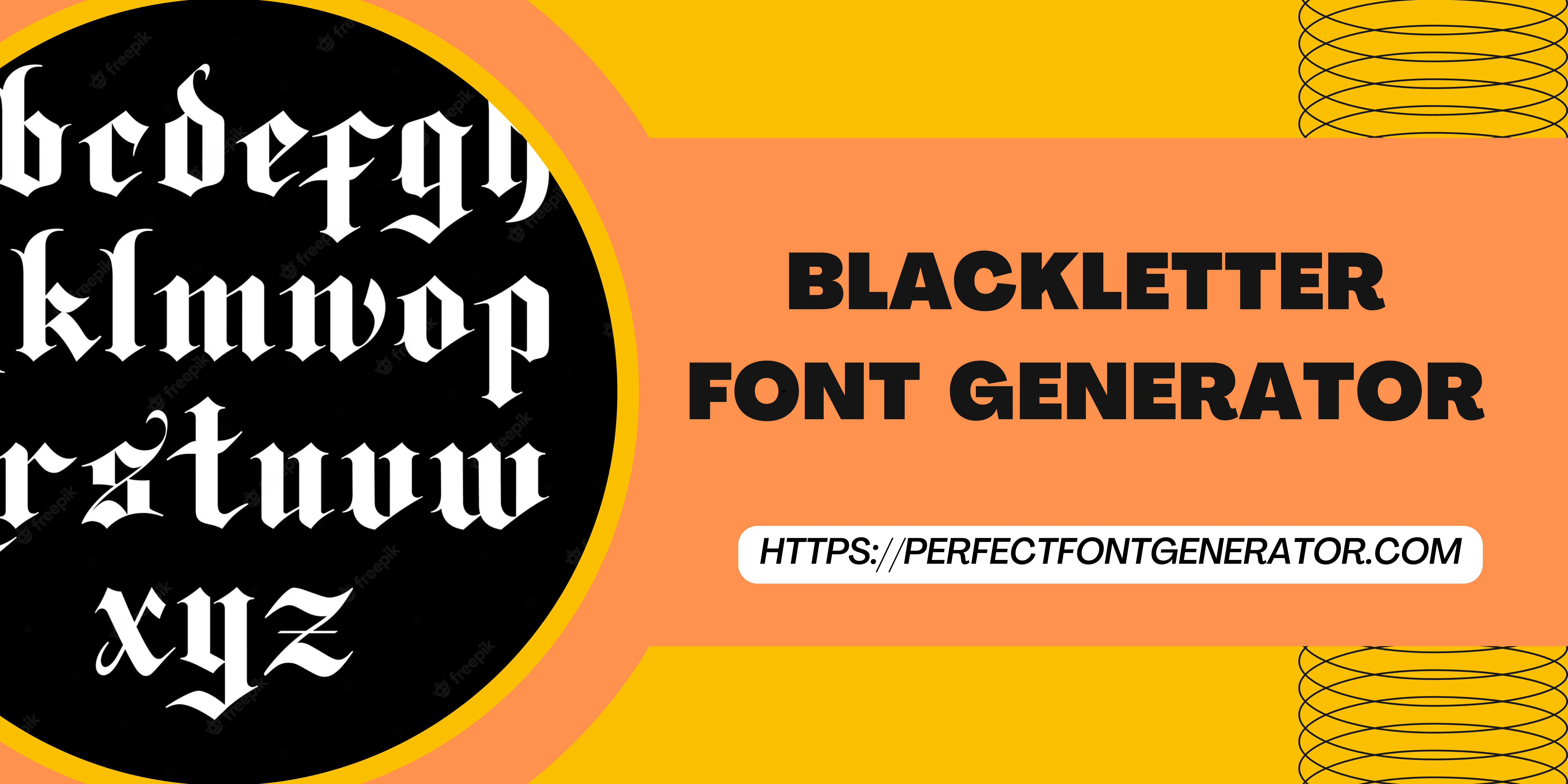 blackletter font generator