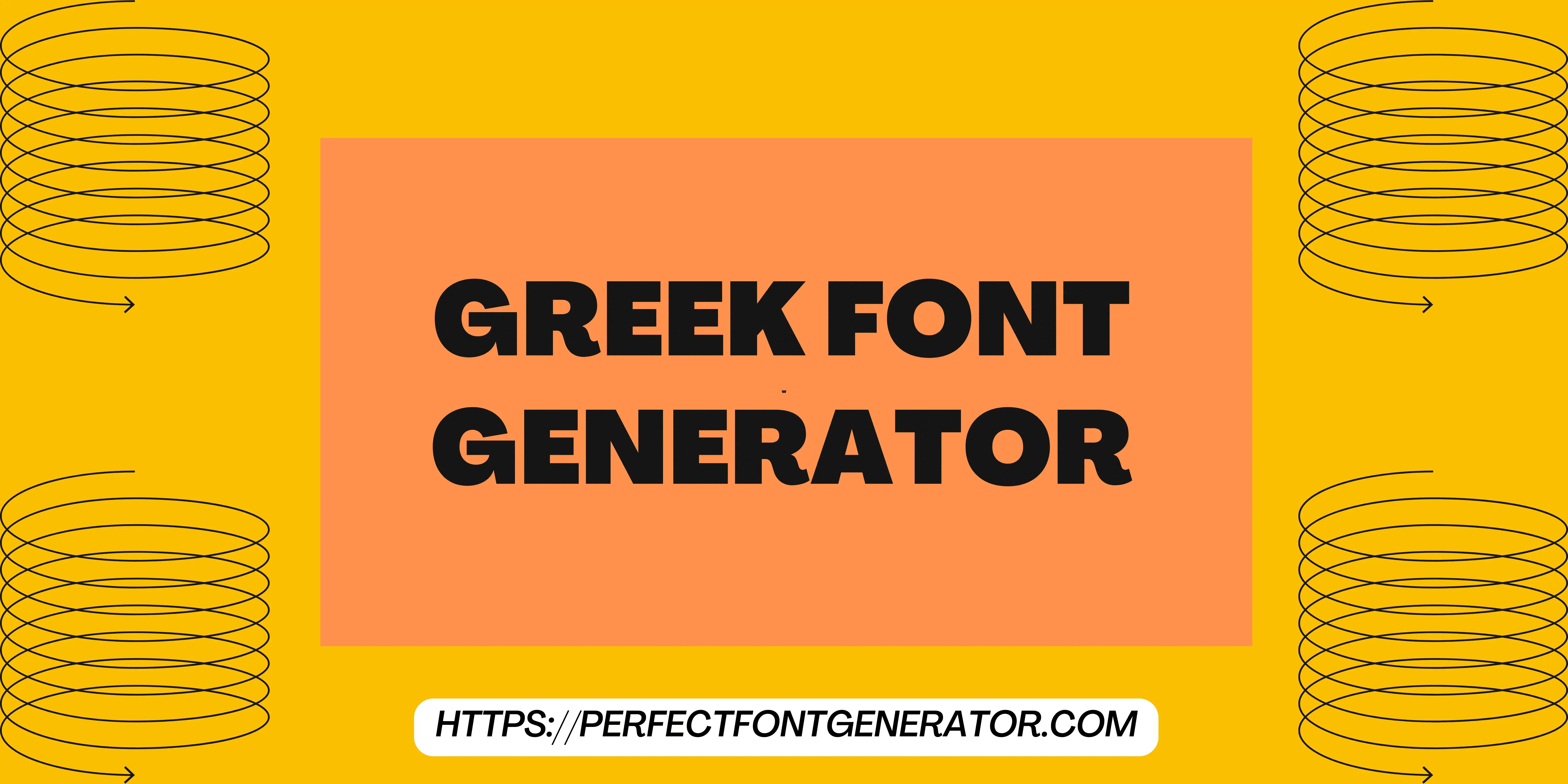 greek font generator