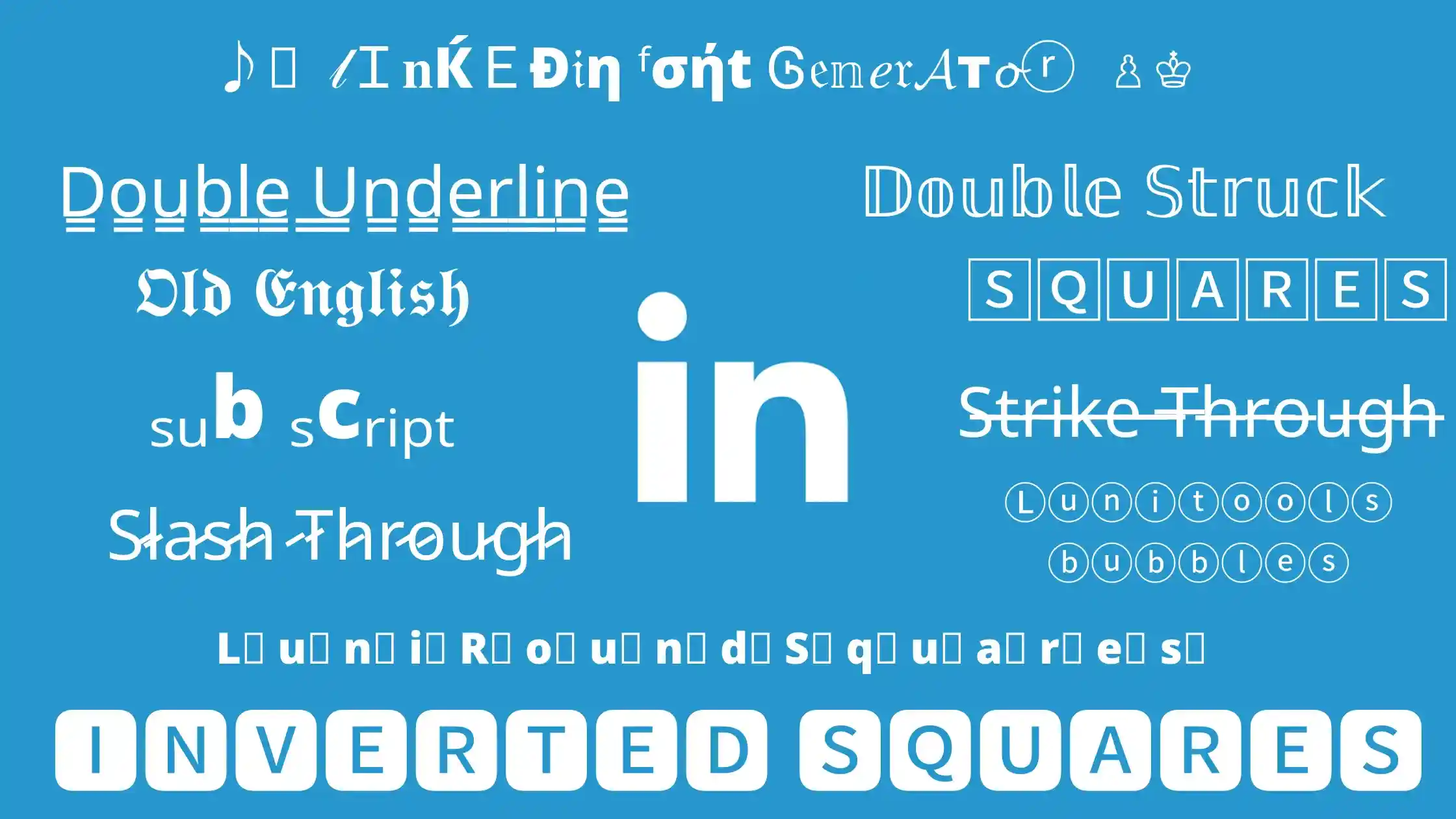 linkedin font generator